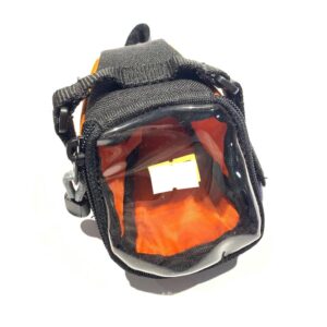Bolso bajo asiento tapa transparente