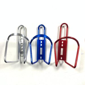 Porta caramañola aluminio rojo/azul/plateado