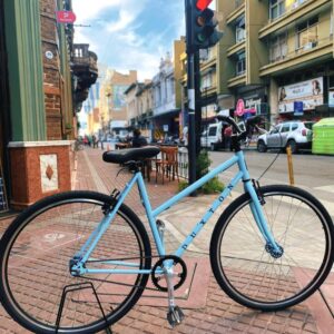 Bicicleta Nottingham Mujer singles Speed Talle M Celeste