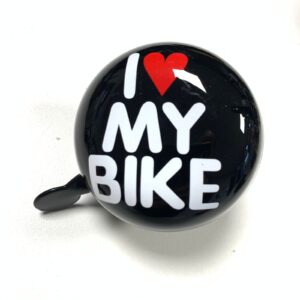 Timbre de metal love my bike
