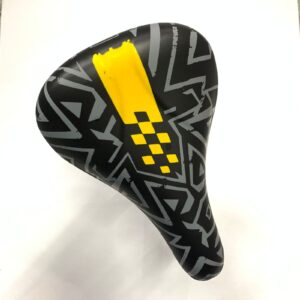 Asiento con caño niño detalles negro gris amarillo