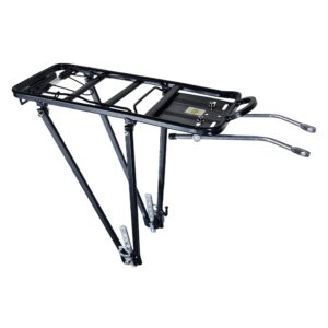 Porta equipaje de aluminio ajustable para disco