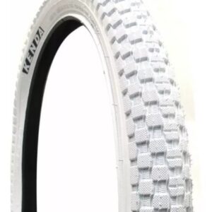 Cubierta kenda 20 x 1.95 k-rad Blanca