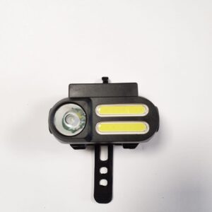 Luz delantera triple led pila AA