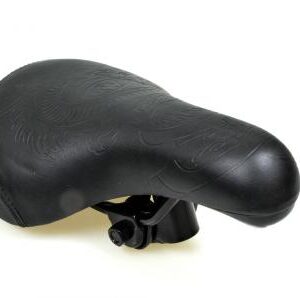 Asiento bmx negro con relieve