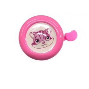 Timbre rosa tapa metalica gatita
