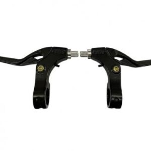 Manijs de freno full aluminio negras cortas