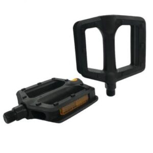 pedales 9/16 plastico chatos kw-p251