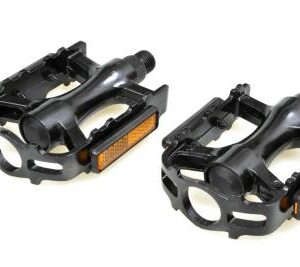Pedales 9/16 mtb aluminio color negros