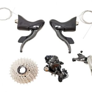 Transmision ltwoo r5 ruta 2 x 9 (SHIFTER, PIÑON, CAMBIO Y DESCARRILADOR)