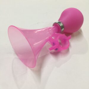 Bocina plastica rosa roja zul
