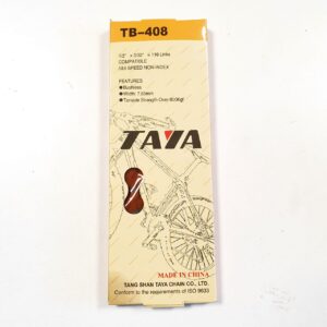 Cadena taya negra cambio 1/2 x 3/32 5-6 velocidades tv-408