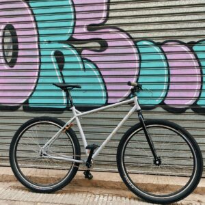 Bicicleta Maverick Single Speed gris claro