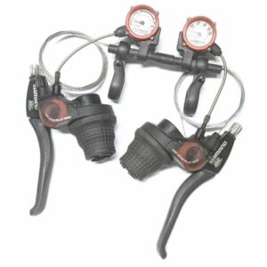 Shimano SB-CO51-6 Speed CI-DECK RevoShift Gear V-Brake / CANTI Brake Levers Blac