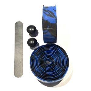 Cinta manubrio pro smart silicone (negra/azul)