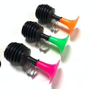 Corneta plastica india (rosa, verde, naraja)
