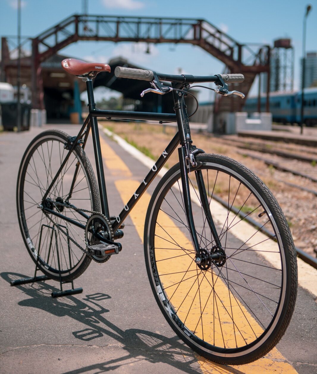 Bicicleta Duxton en la calle
