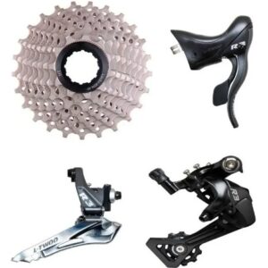 Transmision ltwoo r3 ruta 2 x 8 (SHIFTER, PIÑON, CAMBIO Y DESCARRILADOR)