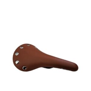 Asiento marron oscuro retro tachas