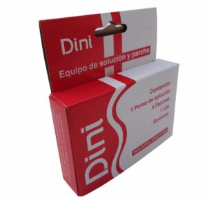 Kit dini (parche, lija, gomines y solucion)