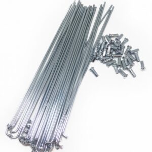 Rayos cromados x 144 medida 90, 140, 145, 165, 183, 190, 195, 240, 245, 250, 255, 260, 265, 270, 280, 285,290, 295, 300, 305